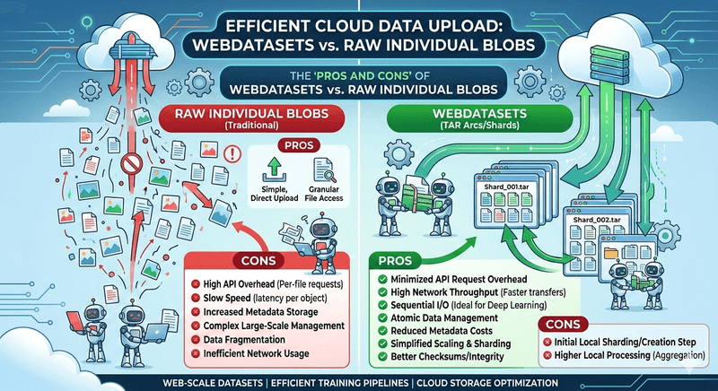 WebDataset vs Raw Blobs