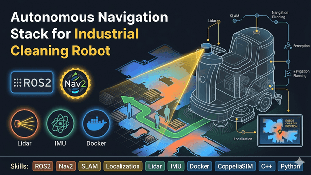Autonomous Navigation Stack for Industrial Cleaning Robot thumbnail