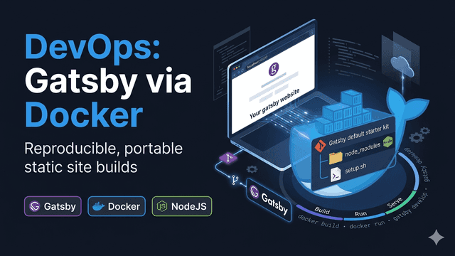DevOps: Gatsby via Docker thumbnail